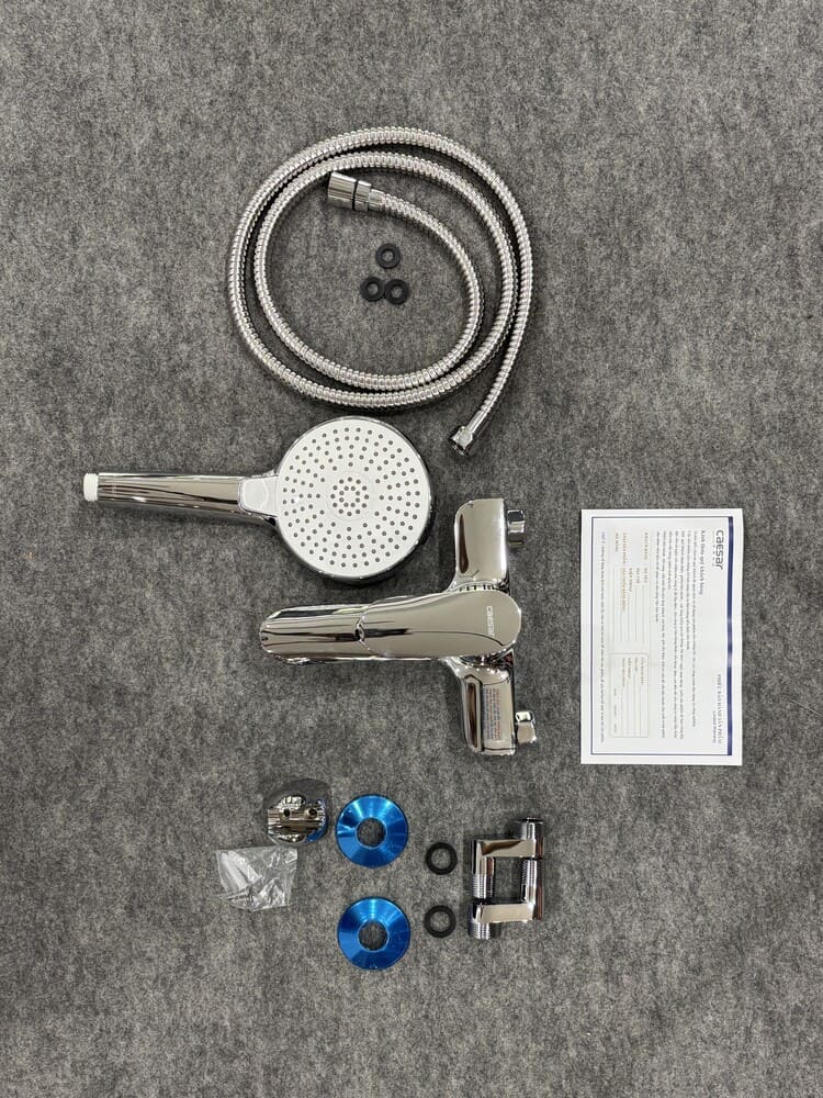 Bộ vòi sen tắm nóng lạnh Caesar S733C - 9