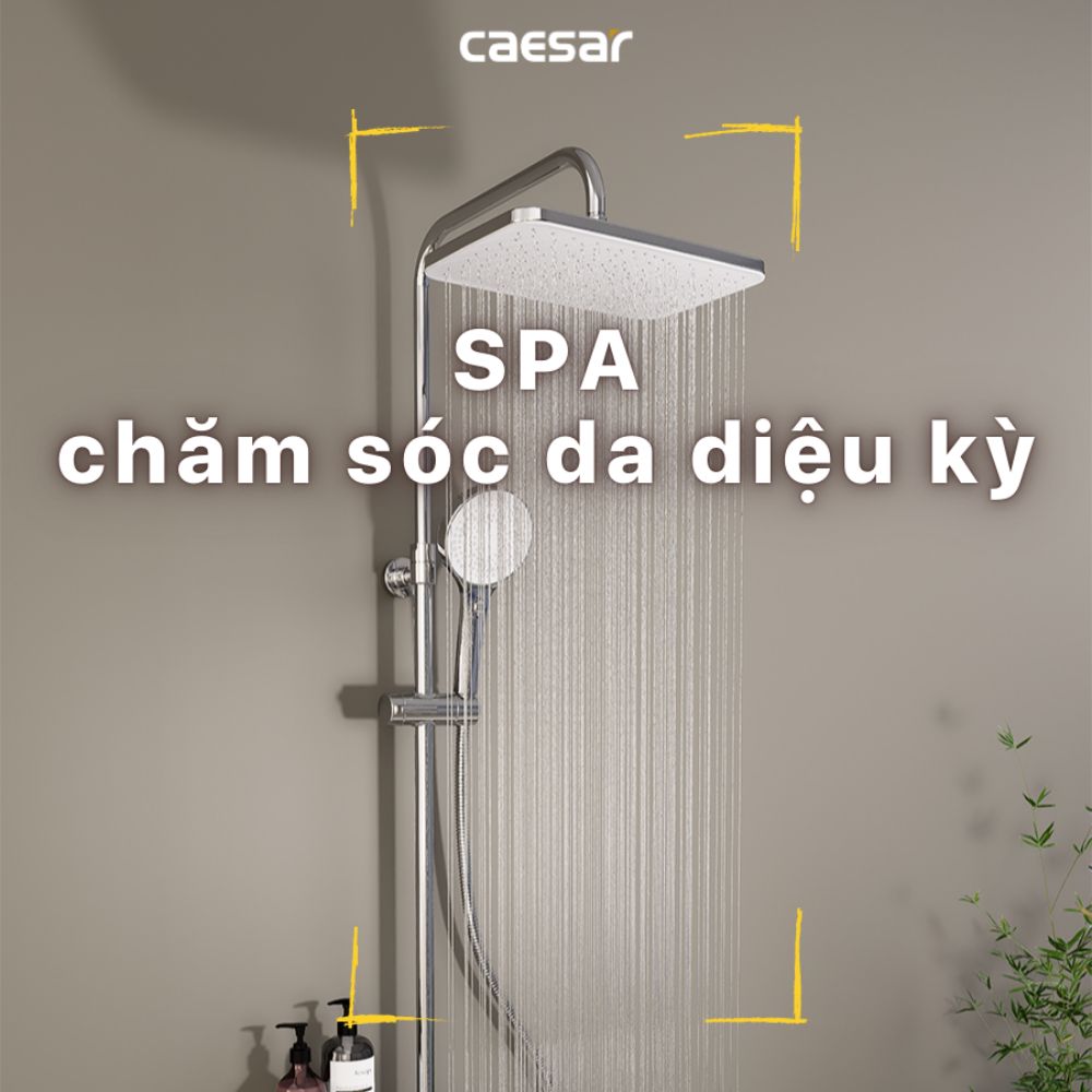 Sen cây tắm đứng ổn nhiệt Caesar S658C - 7