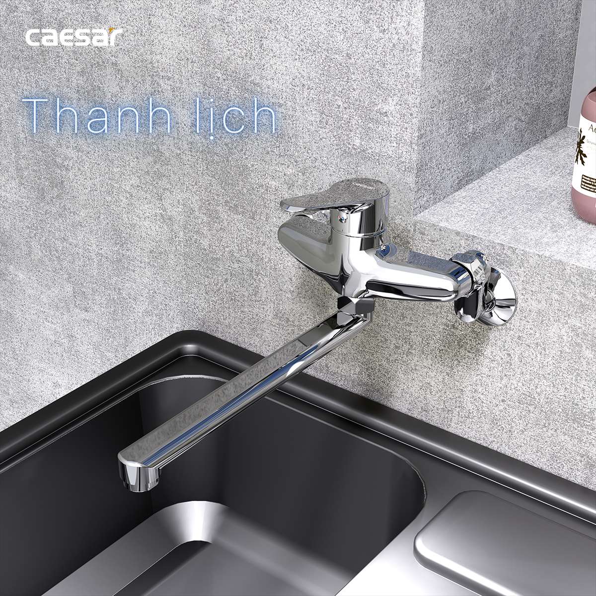 Vòi bếp nóng lạnh Caesar K540C - 19