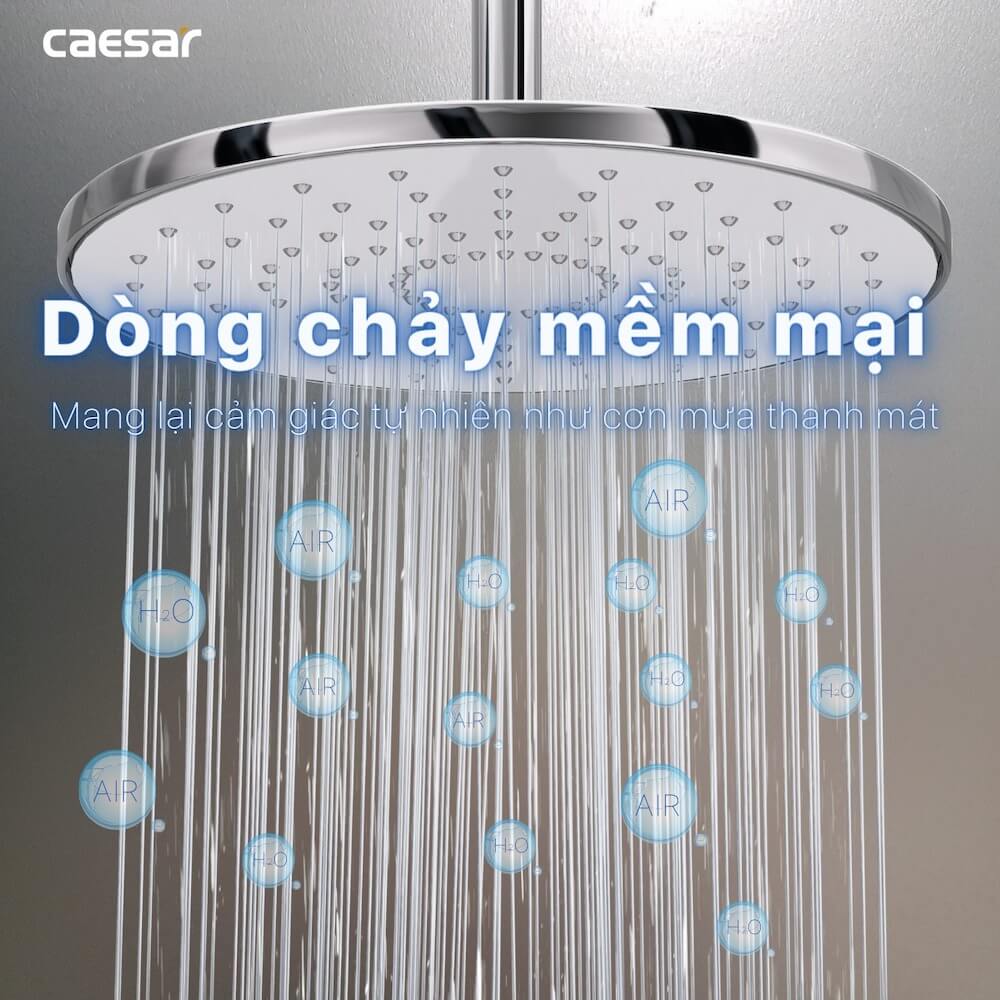 Bộ sen cây tắm đứng nóng lạnh Caesar BS126+S173C - 18