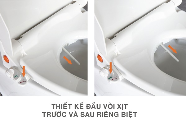 Nắp bồn cầu rửa cơ Caesar TAF050 - 2