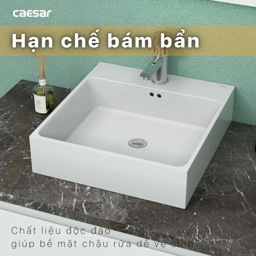 Chậu lavabo đặt bàn Caesar LF5261 - 9