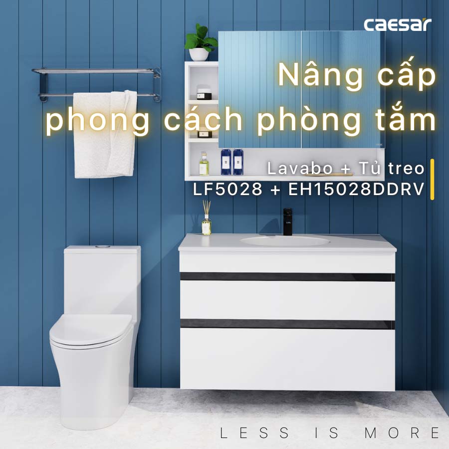Tủ lavabo Caesar EH15028DDRV - 2
