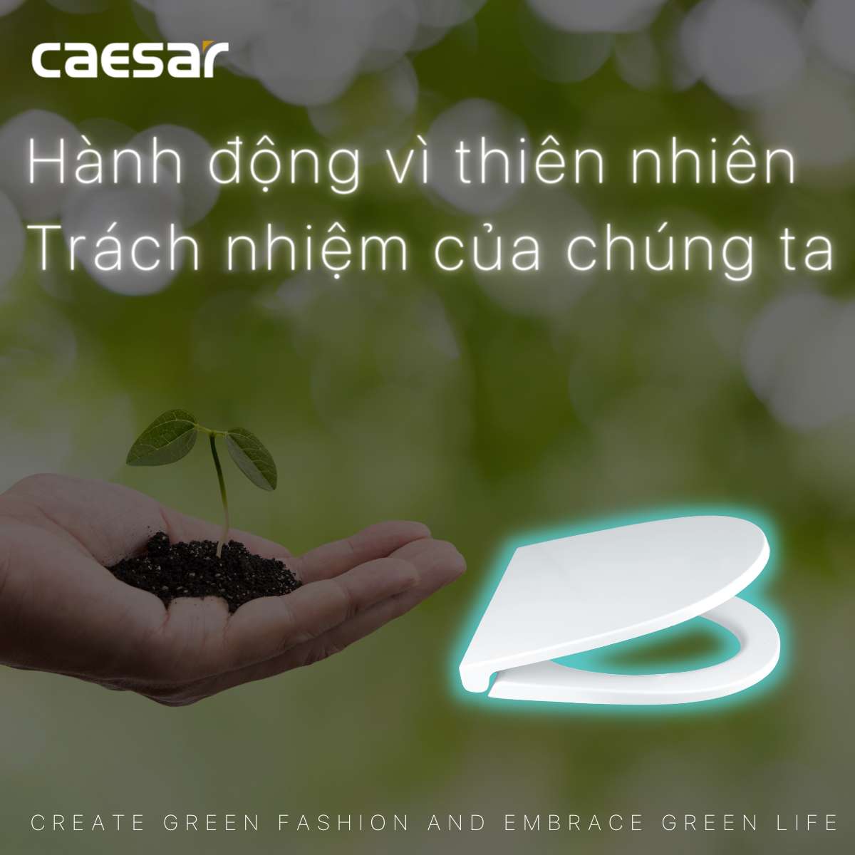 Nắp bồn cầu đóng êm Caesar MU235 - 6