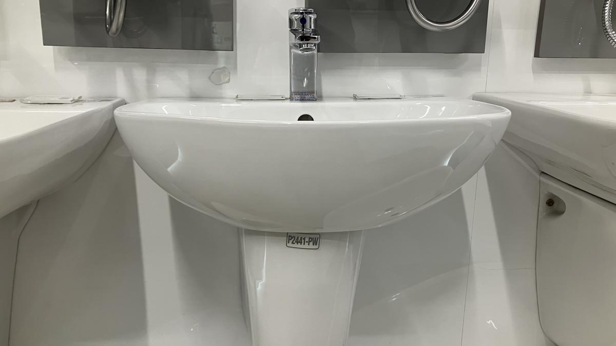 Chậu rửa lavabo treo tường Caesar L2150 (L2150S) - 7