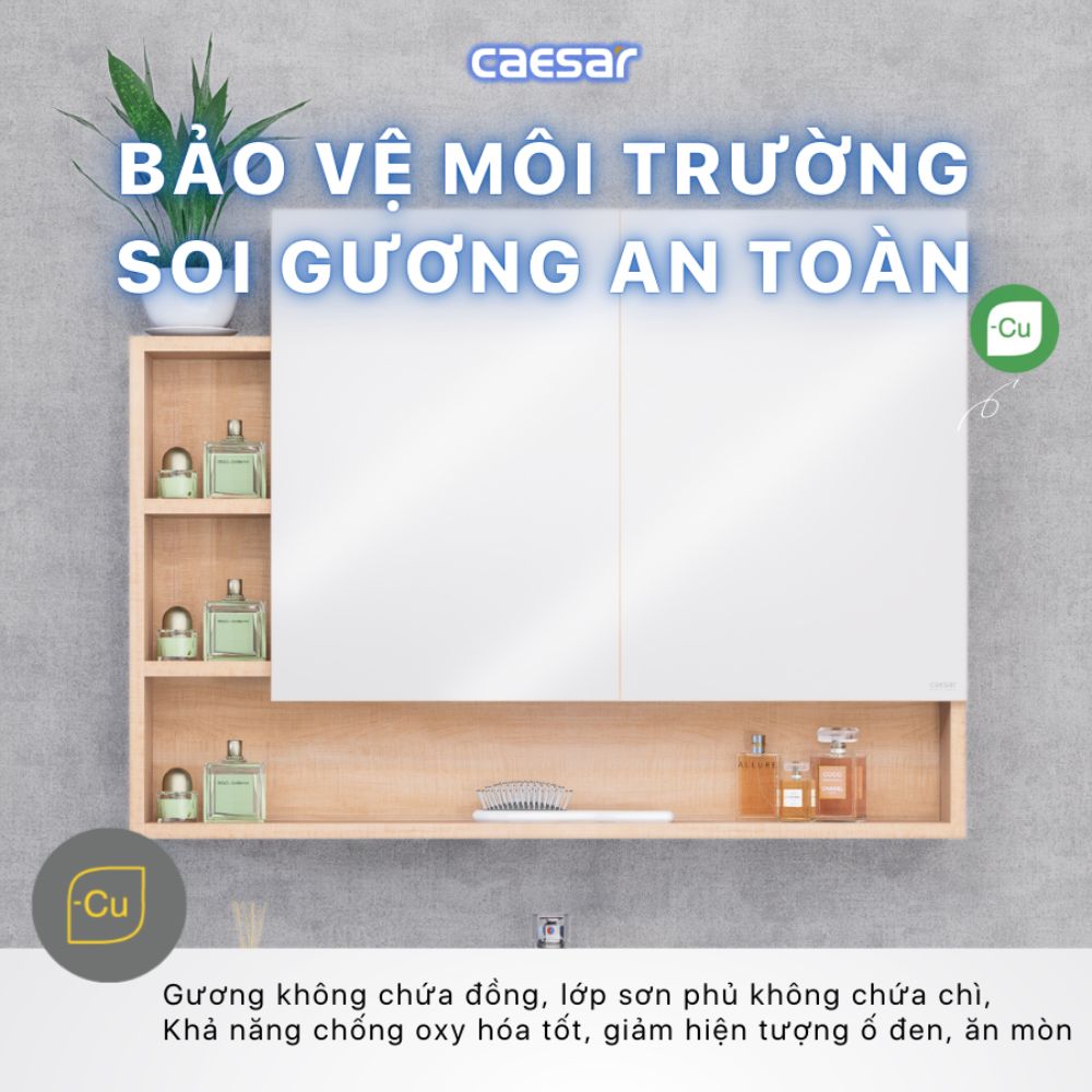 Tủ gương Caesar EM01100W7V - 3