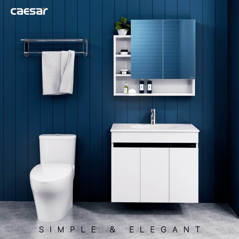 Bộ tủ lavabo Caesar LF5026+EH15026AV - 12