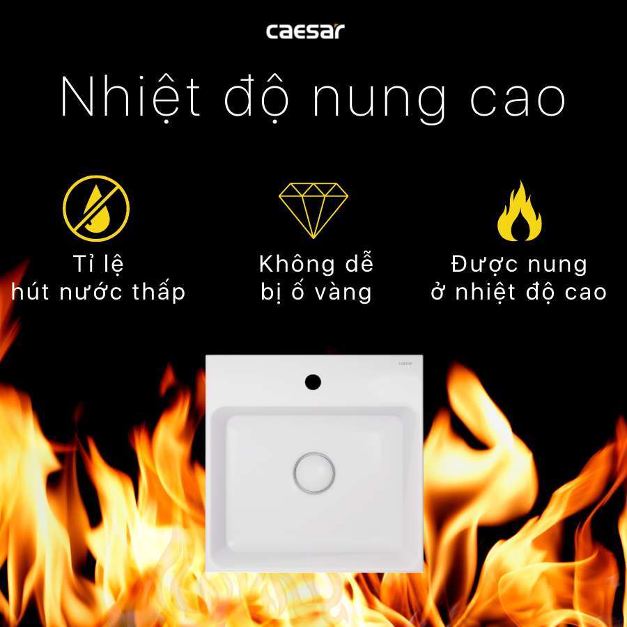 Chậu lavabo đặt bàn Caesar LF5257 - 13
