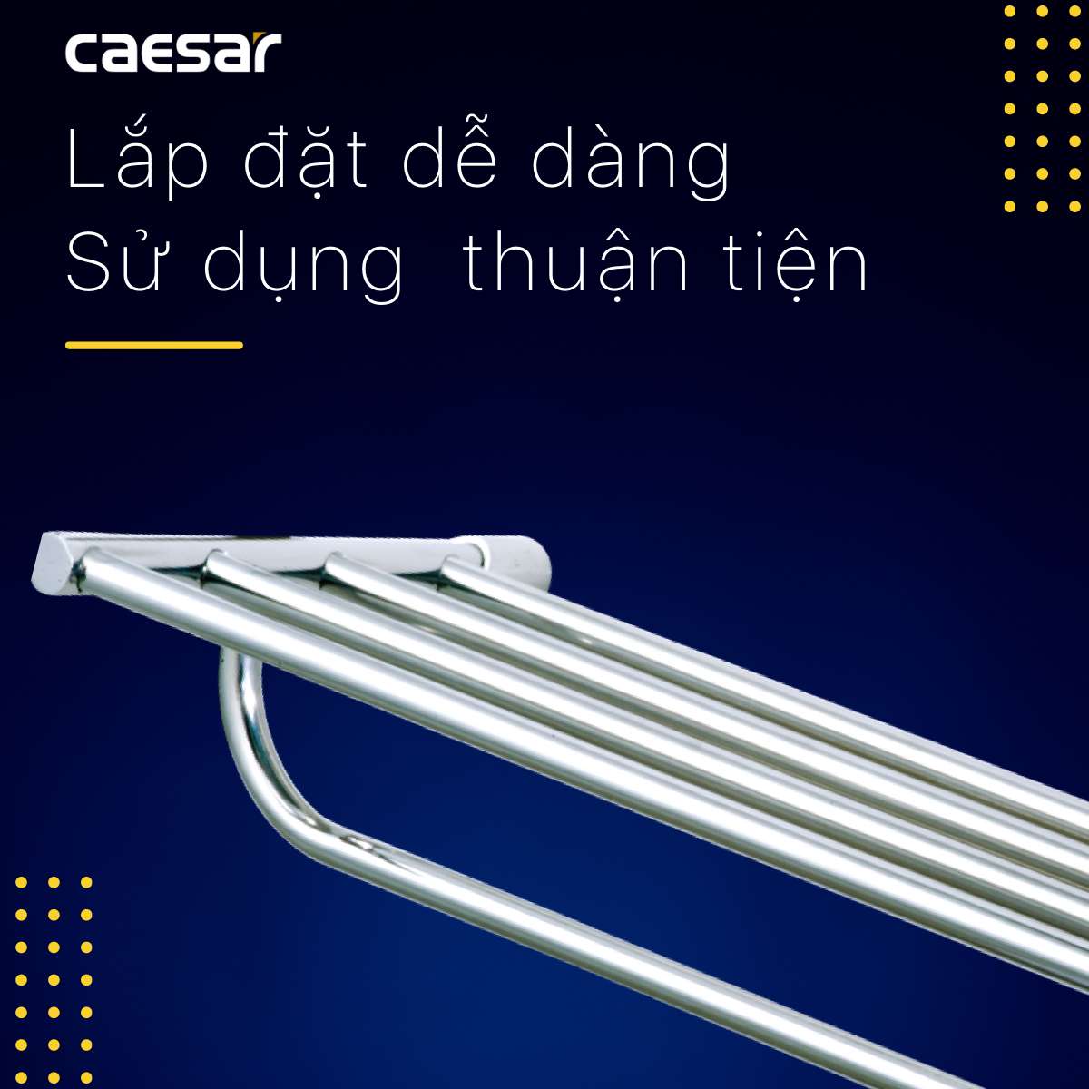 Thanh treo khăn Caesar Q7209V - 6