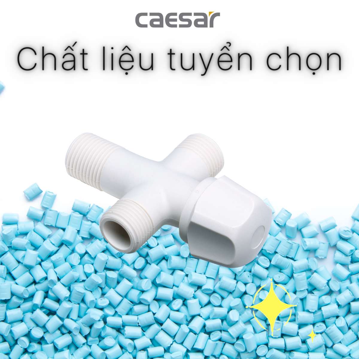 Van vặn khóa chữ T nhựa - φ21 Caesar BF427P - 7