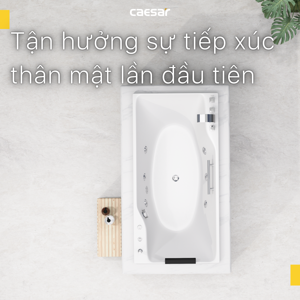 Bồn tắm massage Caesar MT0870 - 5