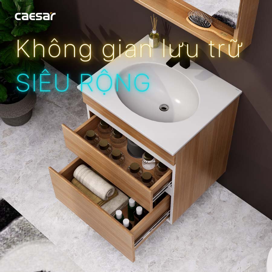 Tủ lavabo Caesar EH15024DDW7V - 9