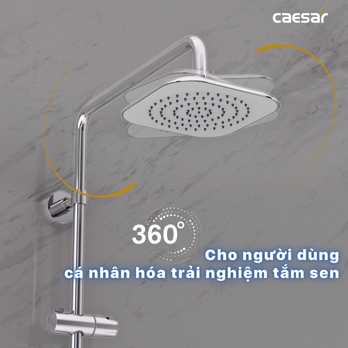 Sen cây tắm đứng Caesar BS125 - 11