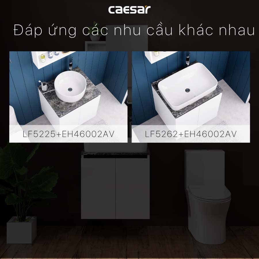 Bộ tủ lavabo Caesar L5262+EH46002AV - 13