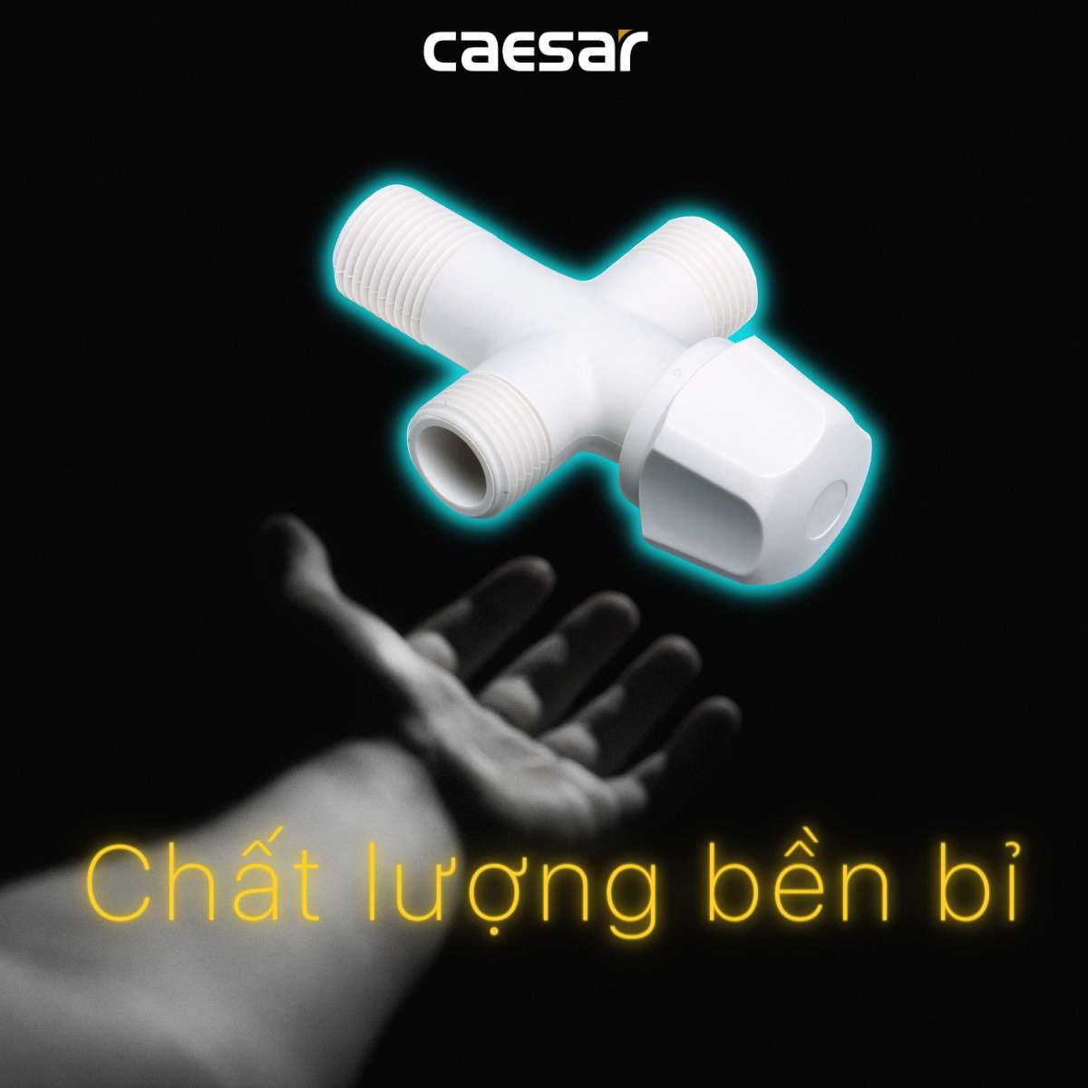 Van vặn khóa chữ T nhựa - φ21 Caesar BF427P - 6