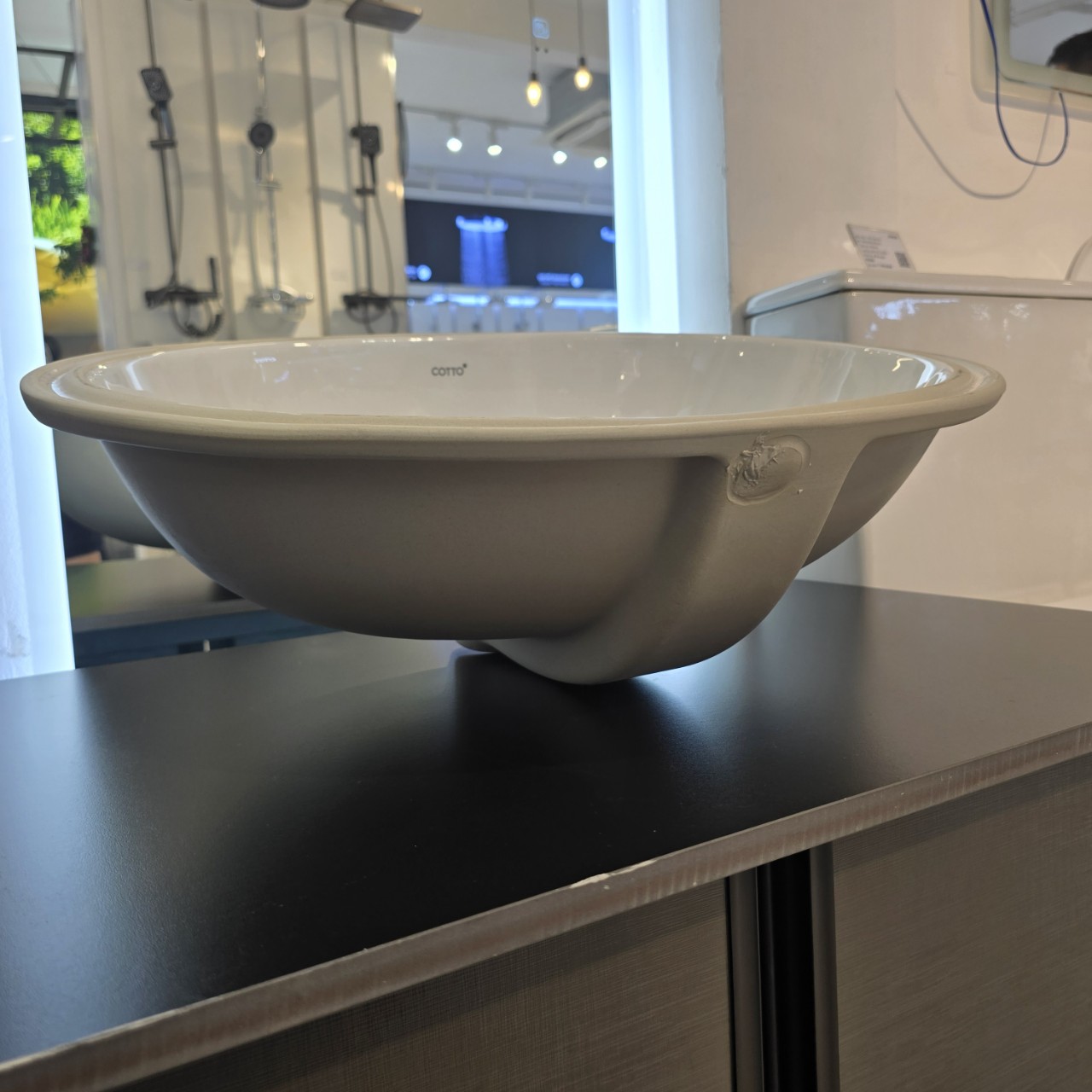 Chậu rửa mặt lavabo âm bàn COTTO C017 - 7