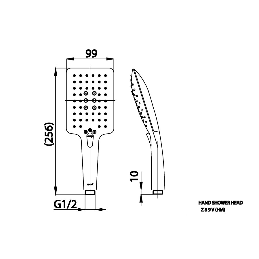 Tay sen tắm COTTO Z89V(HM) 3 chức năng