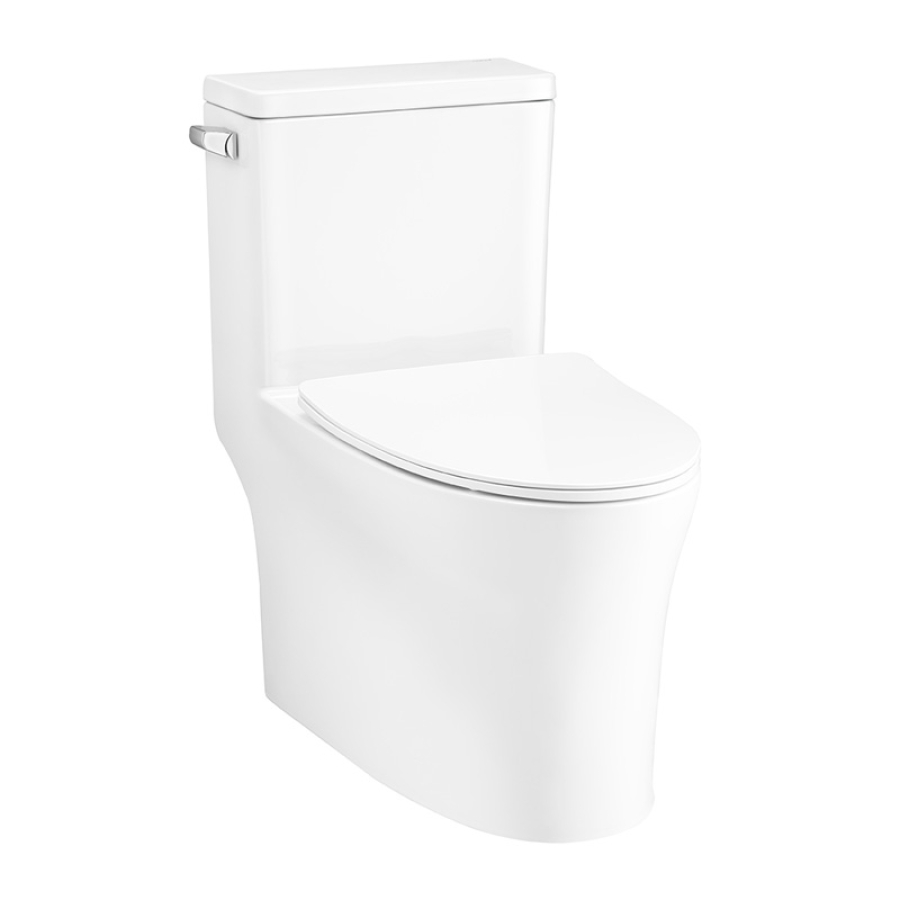 Bồn cầu 1 khối COTTO C105617 nắp êm dòng Vista