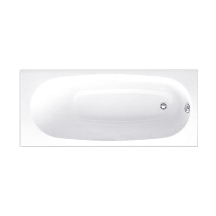 Bồn tắm COTTO BT216D(H)WH / BT216PP(H) xây bệ không tay vịn - 3