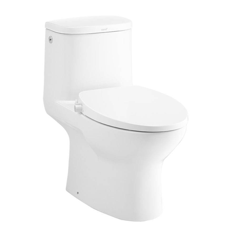 Bồn cầu 1 khối COTTO C105327(CN4) nắp rửa cơ CVN92204 Micc