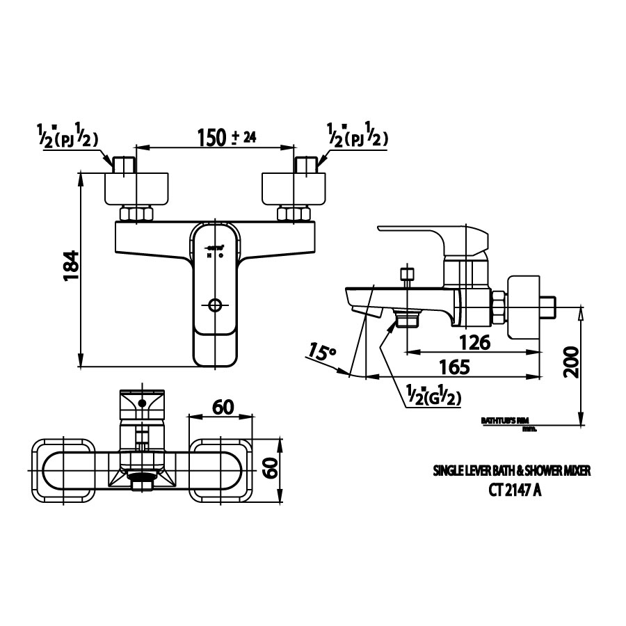 Củ sen tắm nóng lạnh COTTO CT2147A
