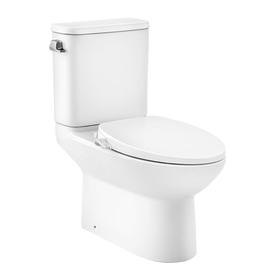 Bồn cầu 2 khối COTTO C126217(CN5) nắp rửa cơ CVN92205 Mood