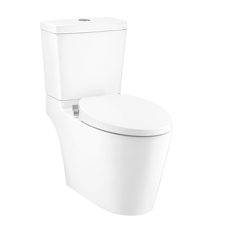Bồn cầu 2 khối nắp rửa cơ COTTO C167507(CN1) Harmony