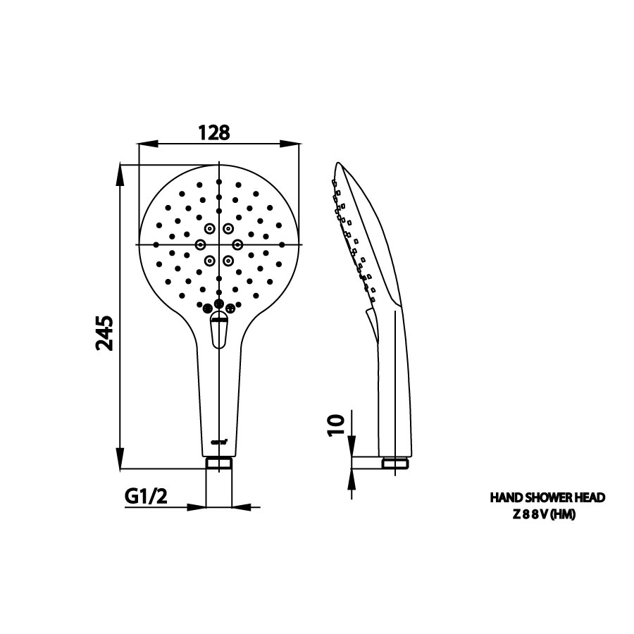 Tay sen tắm COTTO Z88V(HM) 3 chức năng - 2
