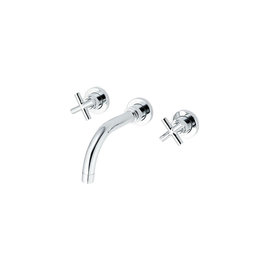 Vòi chậu lavabo COTTO CT237C16 nóng lạnh gắn tường Cross