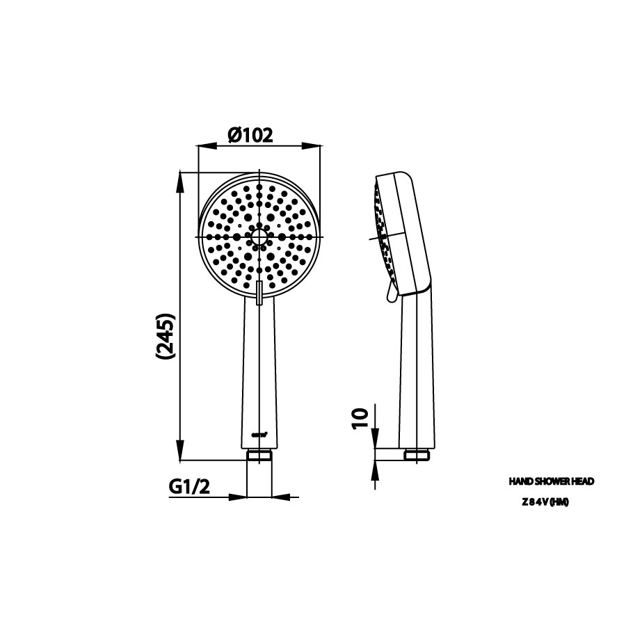 Tay sen tắm COTTO Z84V(HM) 5 chức năng - 2