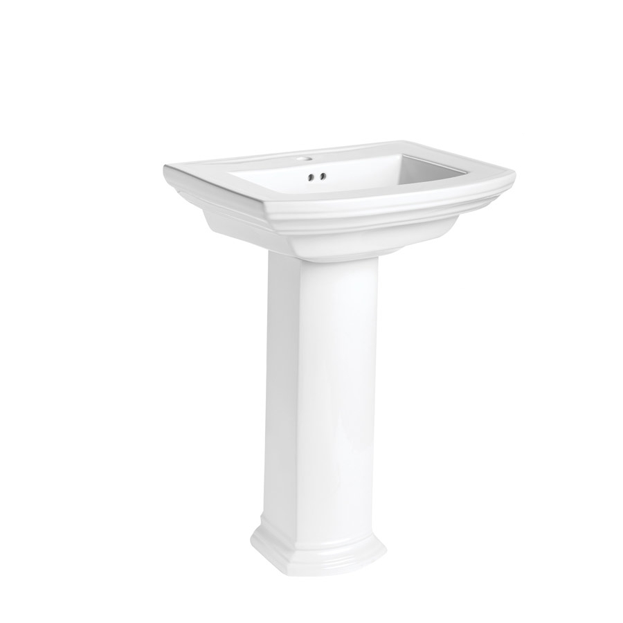 Chậu lavabo treo tường COTTO C02957/C4066 chân dài Classique