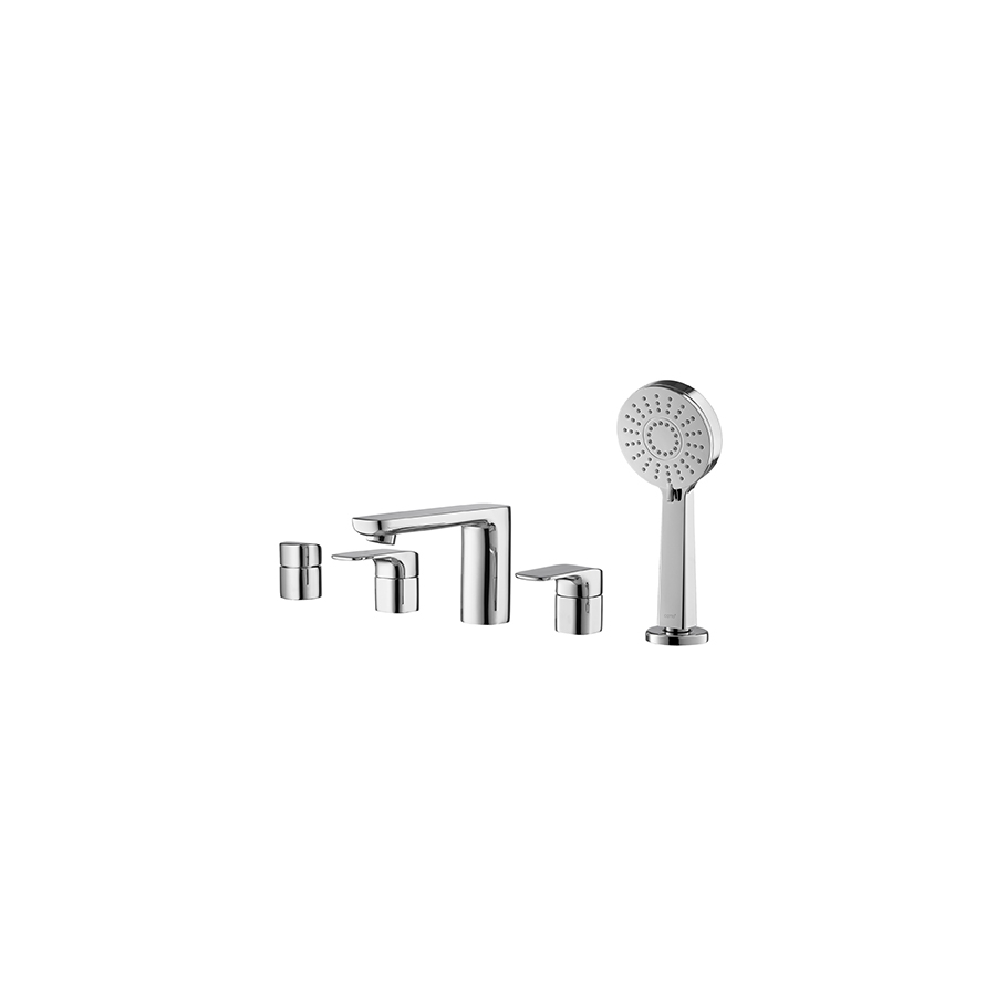 Bộ vòi xả bồn tắm COTTO CT2125Z90 5 lỗ nóng lạnh xây bệ Anthony