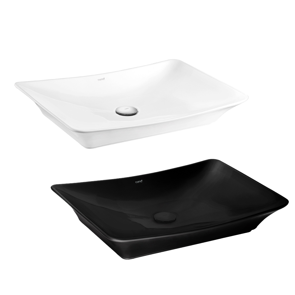 Chậu rửa lavabo đặt bàn COTTO C0911MBK - 2