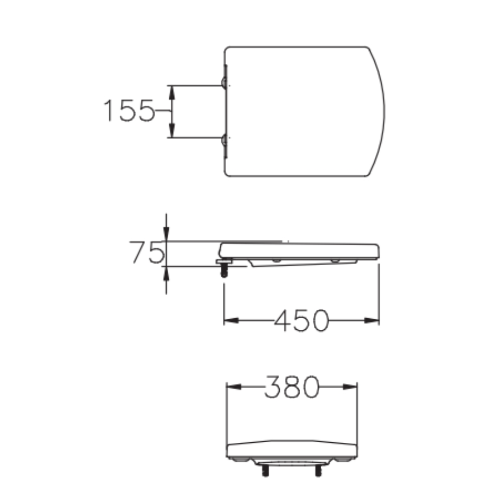 Nắp bàn cầu đóng êm COTTO C90841