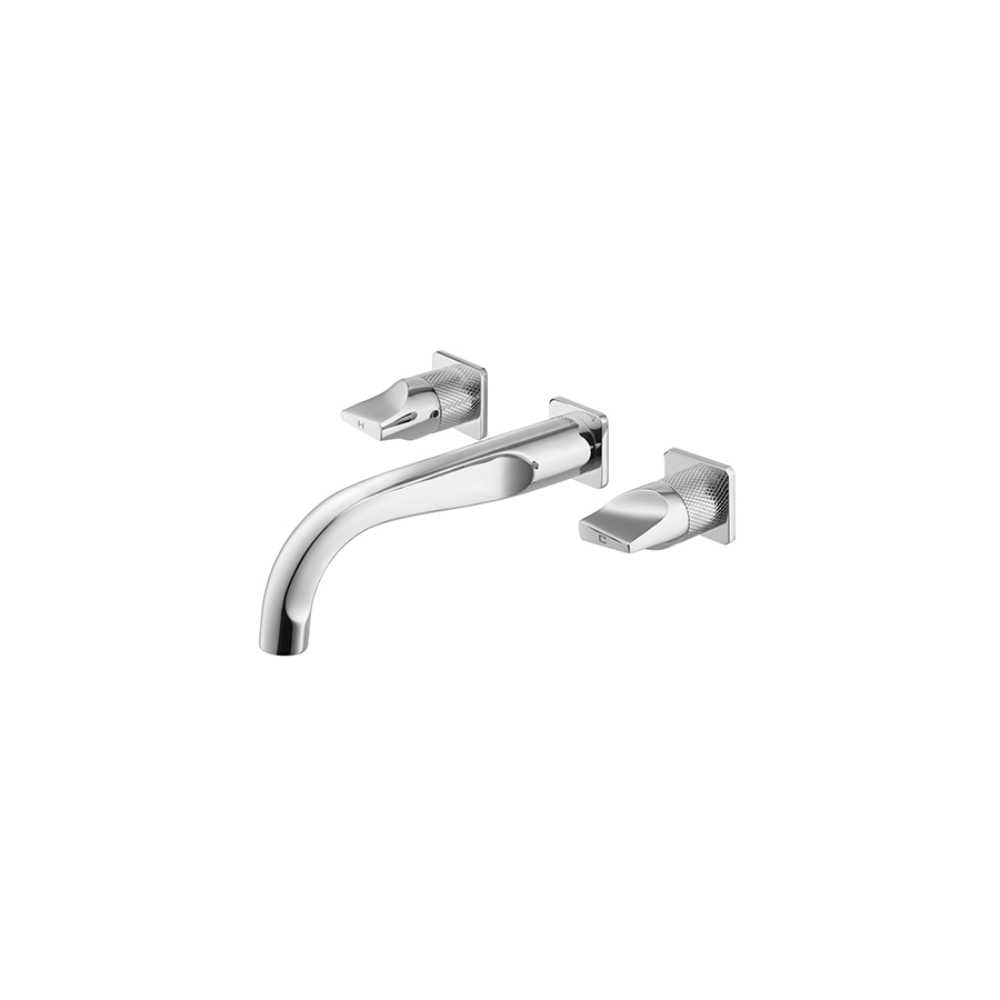 Vòi chậu lavabo COTTO CT2283C45 / BLGR / CG nóng lạnh gắn tường Crescent - 5