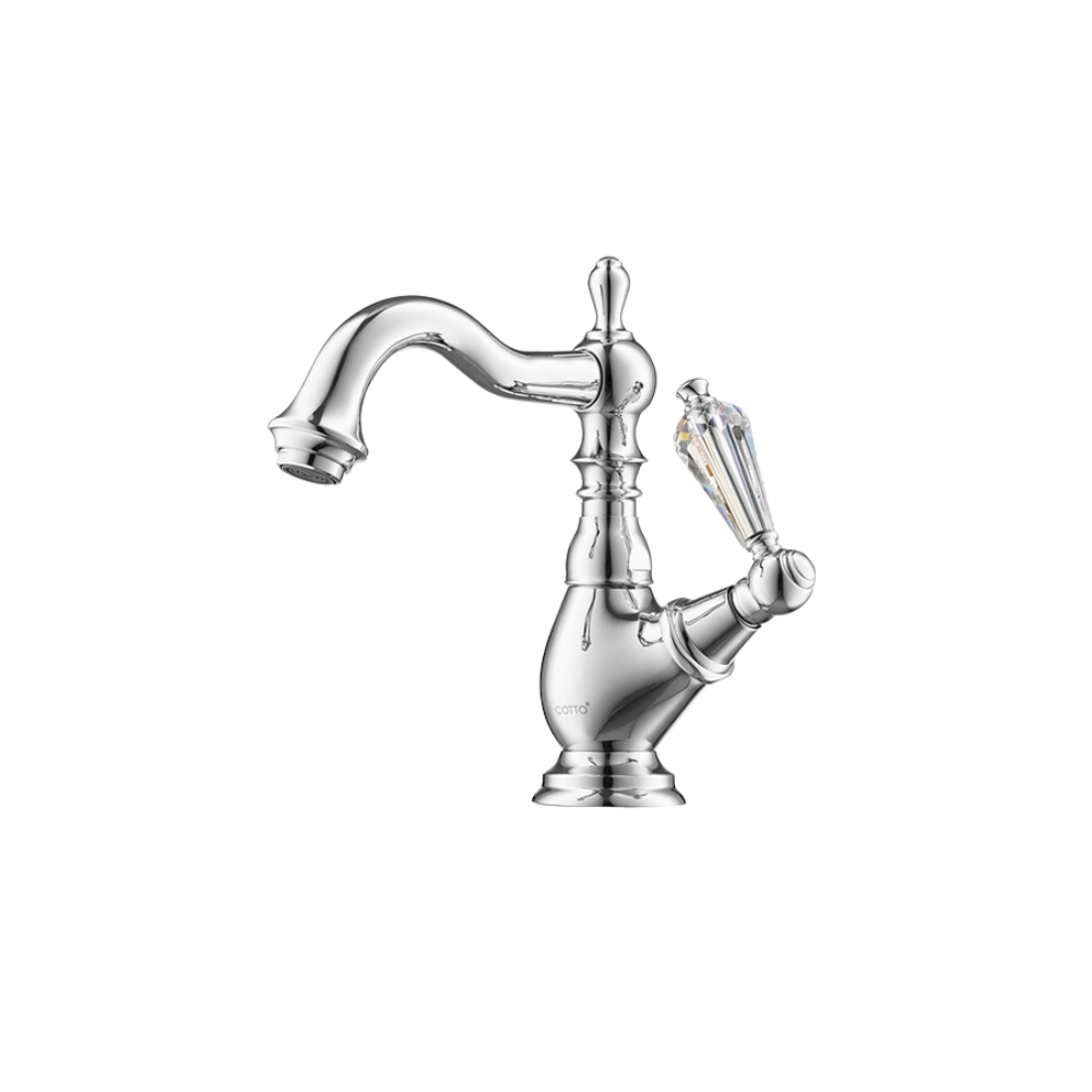Vòi chậu lavabo COTTO CT1200C17ST / CT1200C17ST#GR nước lạnh Glamis - 4
