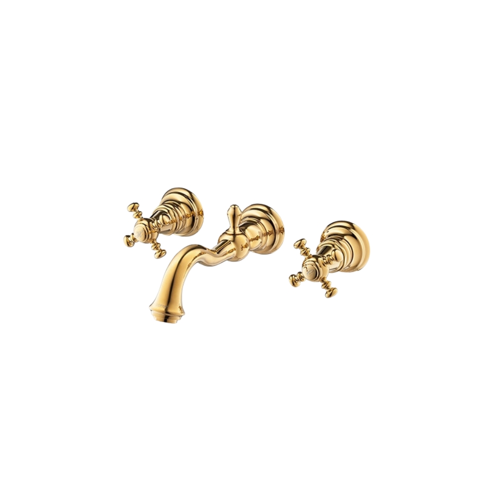 Vòi chậu lavabo COTTO CT2222C18 / CT2222C18#GR nóng lạnh gắn tường Glamis