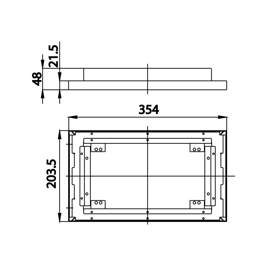 Khung giá đỡ 1 bát sen COTTO ZF01B200