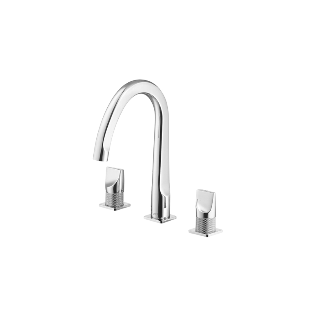 Vòi chậu lavabo COTTO CT2282C45 / BLGR / CG nóng lạnh 3 lỗ Crescent - 5