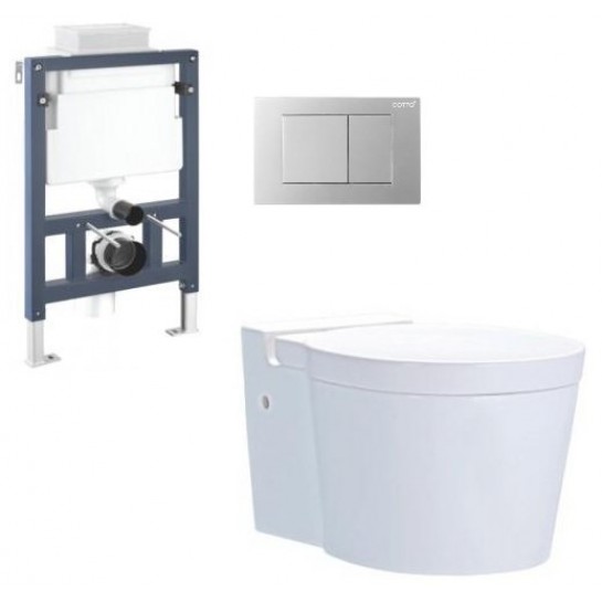 Bồn cầu treo tường COTTO SC198817(T) nắp êm