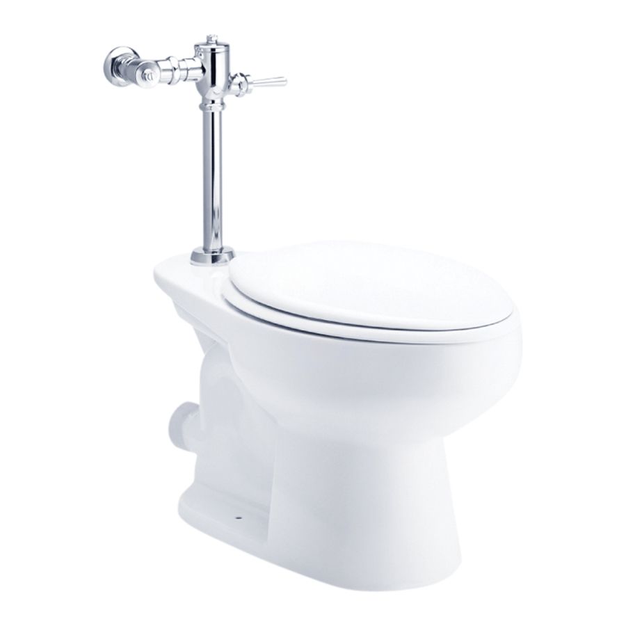 Bồn cầu đặt sàn COTTO C1330 van xả trực tiếp Sydney nắp đóng êm