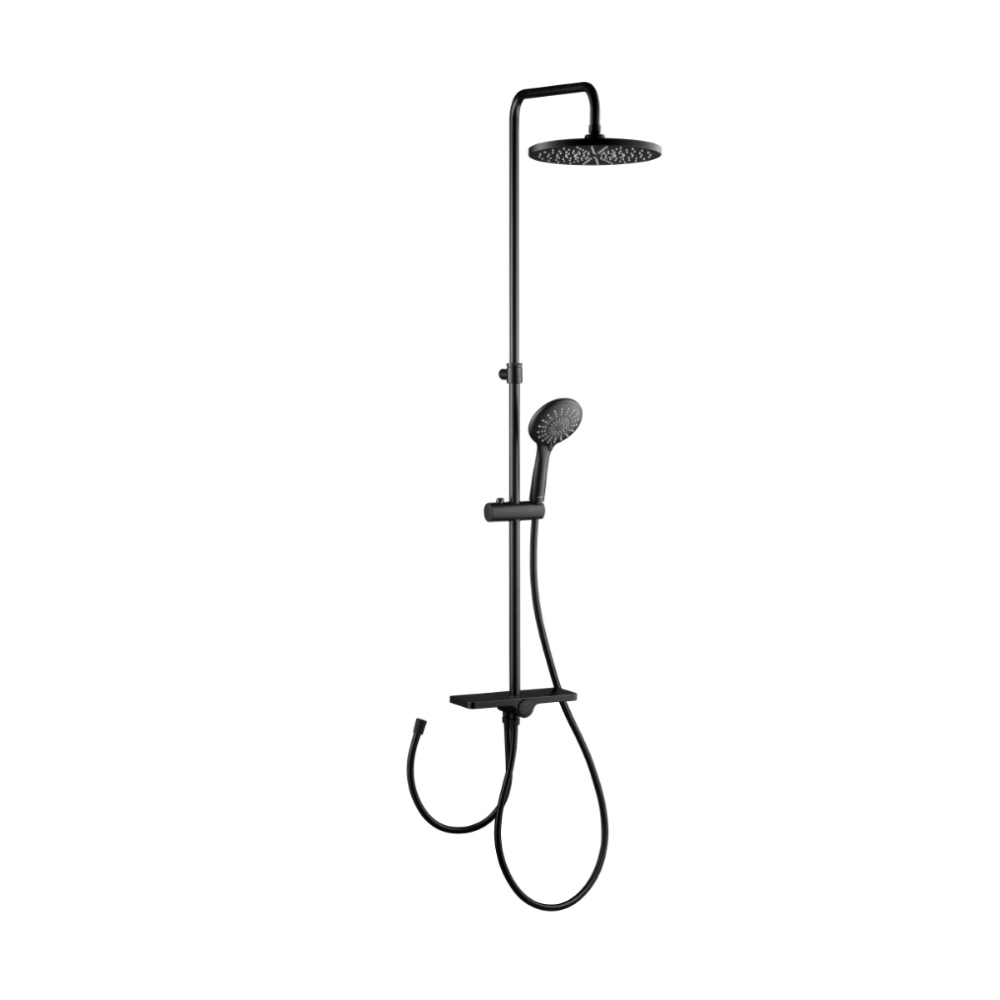 Thân sen cây tắm đứng màu đen mờ COTTO CT6216#BL - 4