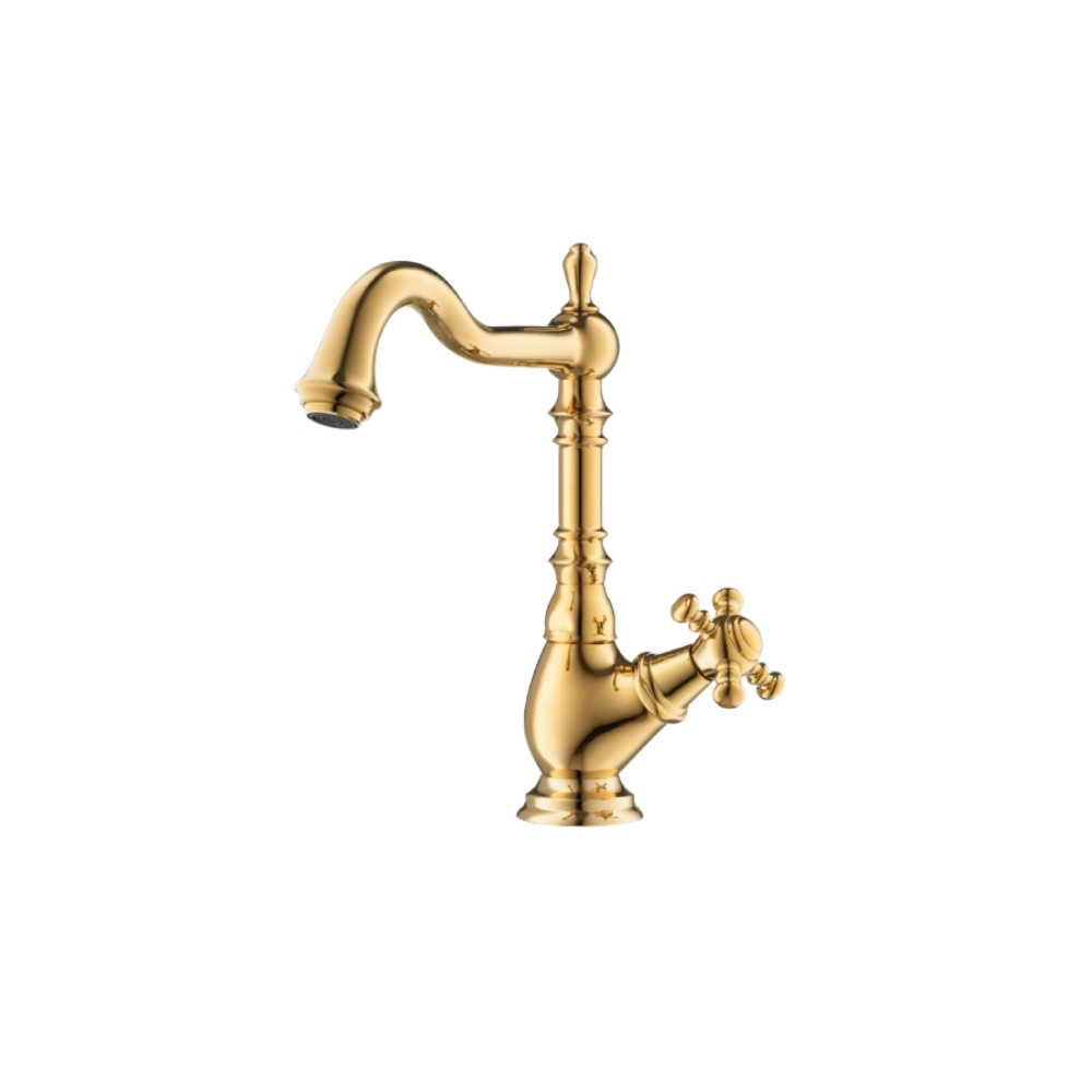 Vòi chậu lavabo COTTO CT1201C18 / CT1201C18#GR nước lạnh thân cao Glamis