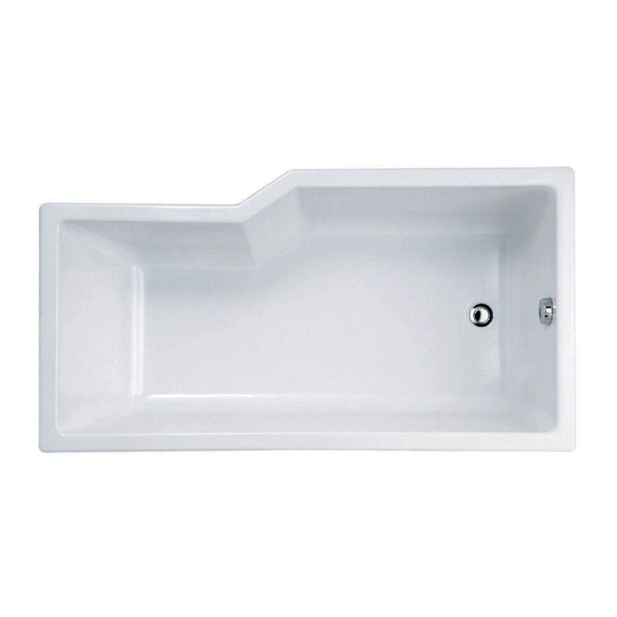 Bồn tắm COTTO BT204PP(H) xây bệ không tay vịn