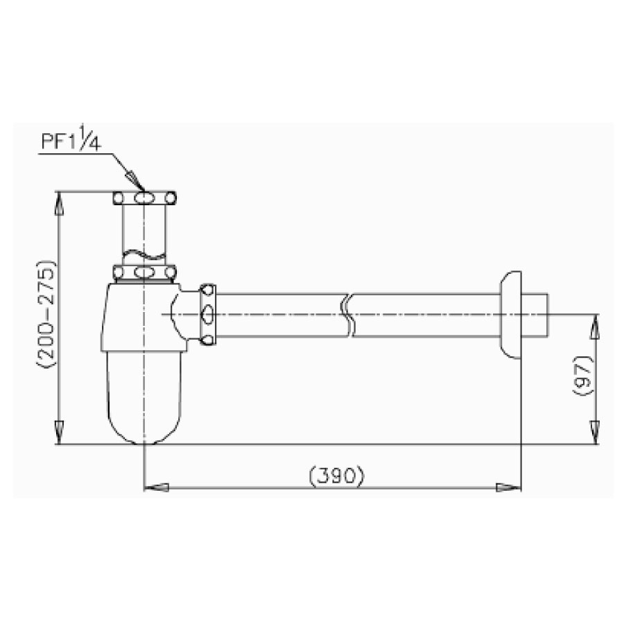 Ống thải chữ U COTTO CT680AX(HM)