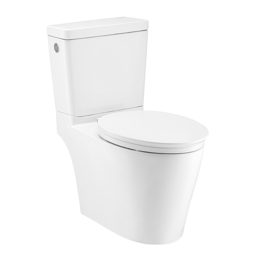 Bồn cầu 2 khối COTTO C167517 nắp êm dòng Harmony