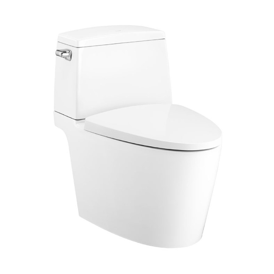 Bồn cầu 2 khối COTTO C13537 nắp êm dòng Riviera Pro