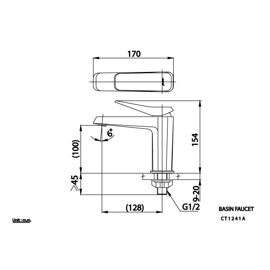 Vòi lavabo lạnh COTTO CT1241A