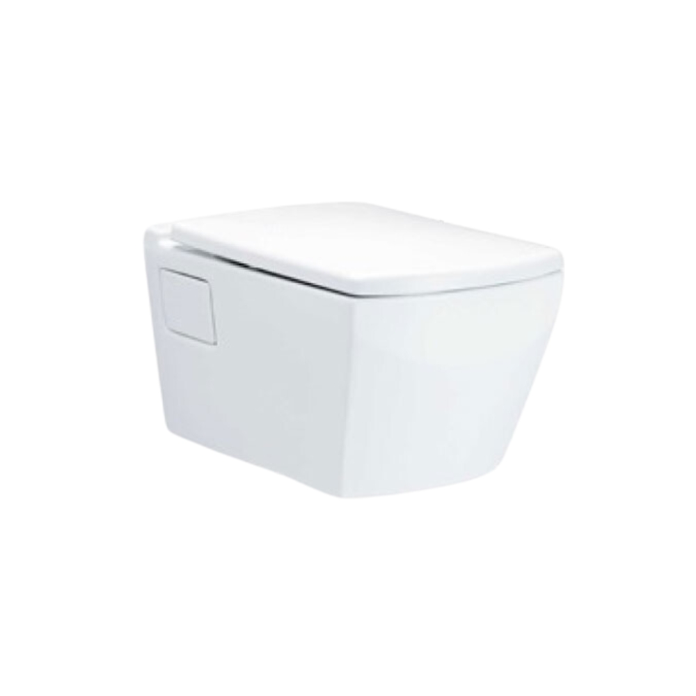 Bồn cầu treo tường nắp đóng êm dòng Tetragon COTTO SC198717(F)+C962100+C942100 - 3
