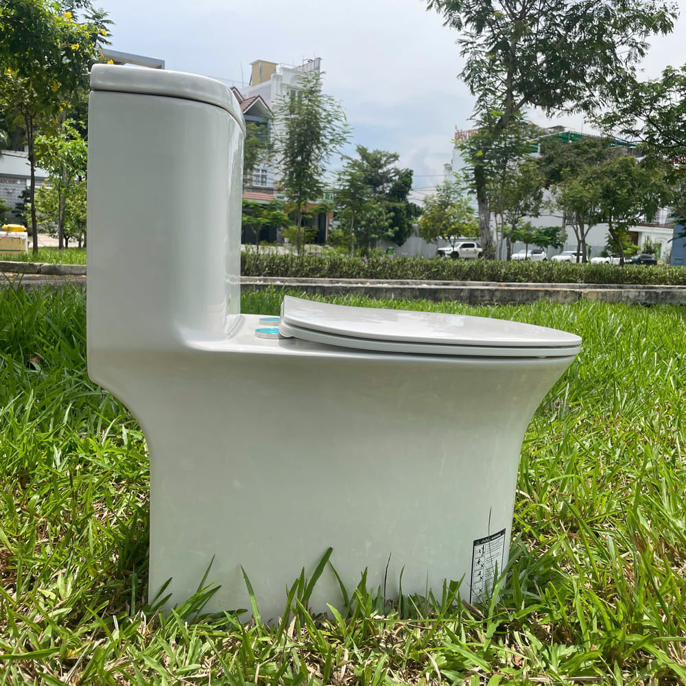 Bồn cầu 1 khối COTTO C11006HOS nắp êm dòng Pair - 9